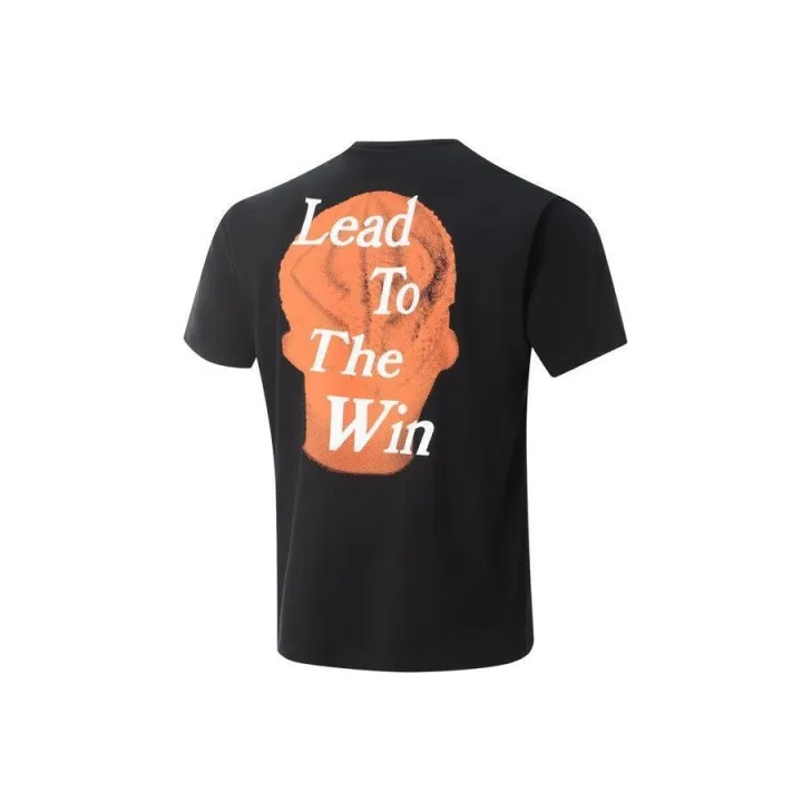 LiNing Basketball Collection T Shirt Men's Black-1