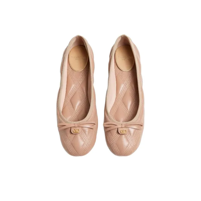 Valentino GARAVANI Quiltie 67 Casual Single Shoes Women's Pink-3