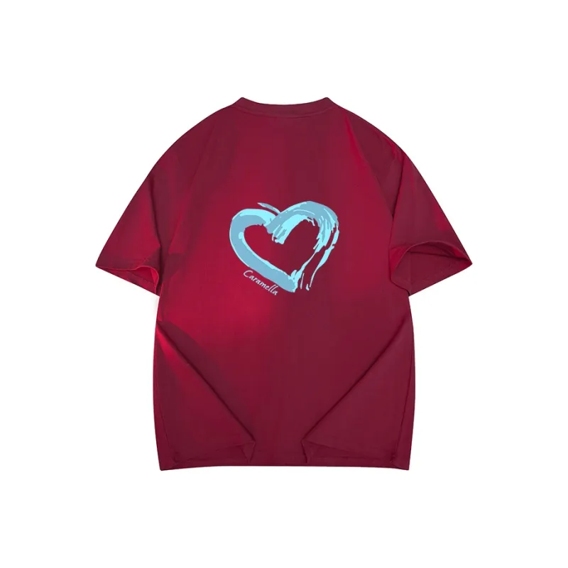 Caramella Drop Shoulder Sleeve T Shirt Women's-45