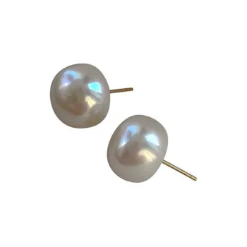 Andaozi Pearl Stud Earrings Women's