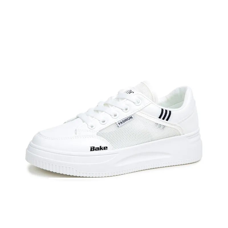 BAKE Slip Resistant, Abrasion Resistant, Breathable Low Top Skateboard Shoes Women's-0