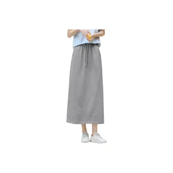XWI Knit Long Skirts Women's Gray