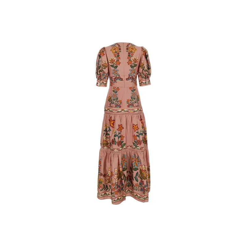 Farm Rio Short sleeve Maxi Dress-1