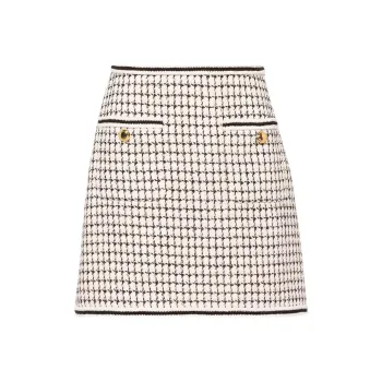 MIU MIU Casual Short Skirts Women's White