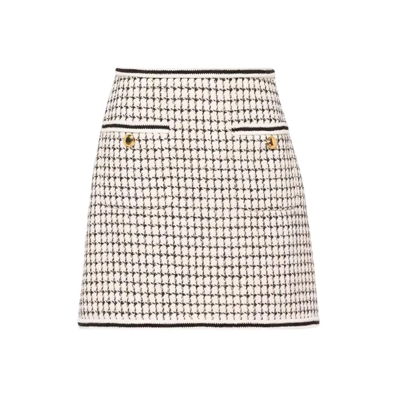 MIU MIU Casual Short Skirts Women's White-0
