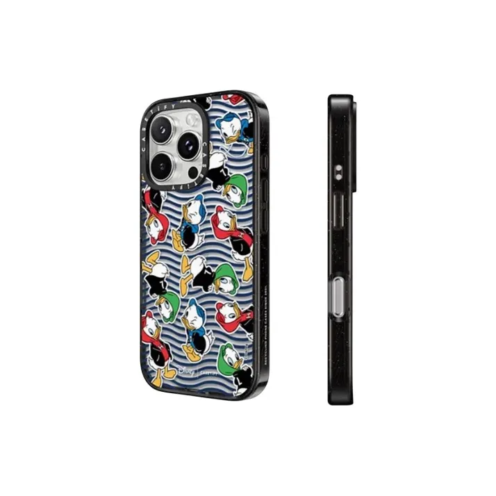 CASETIFY TPU+PC Material Donald Duck's Nephews Phone Cases Compatibility With IPhone 16/15/14 Collection Cartoon-1