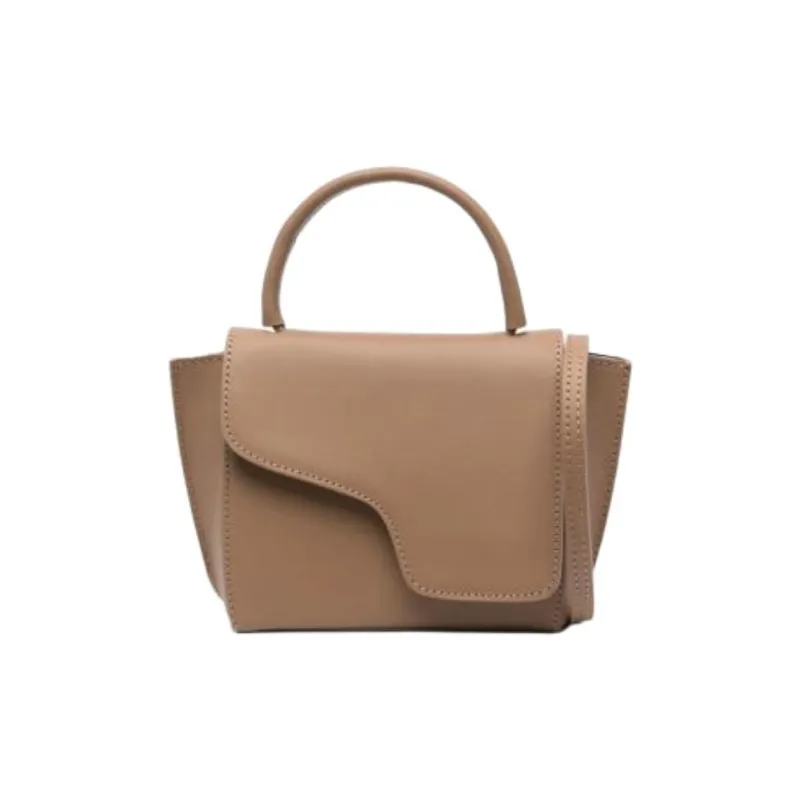 ATP Atelier Calfskin Handbag Women's Brown-0