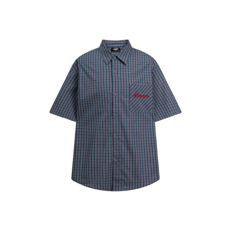 404MOB GANG Shirts Unisex Dark Blue-0