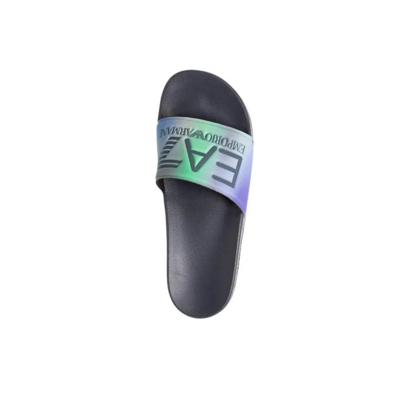 EMPORIO ARMANI EA7 Slide Slippers Men's Blue-4