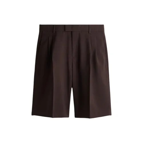 H&M Casual Shorts Men Dark Brown