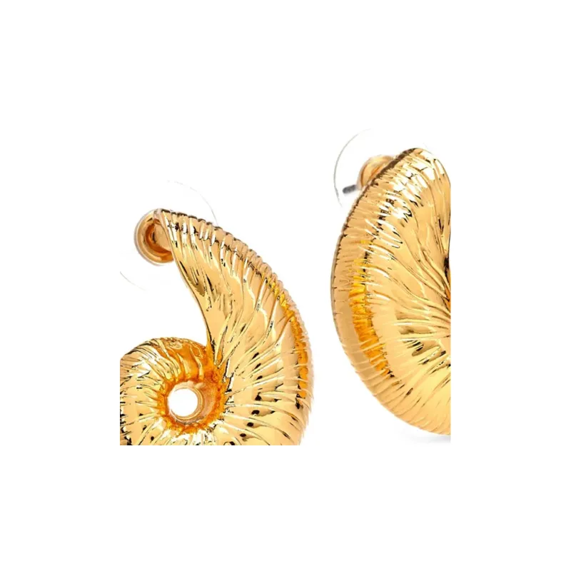 Kenneth Jay Lane Seashell Earrings-2