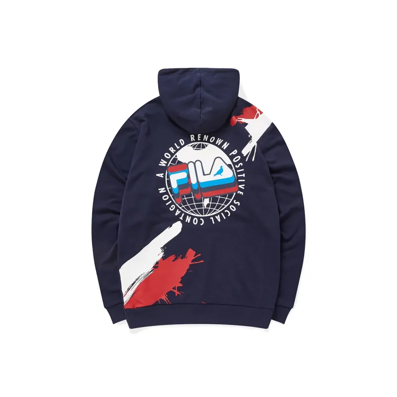 FILA x Staplepigeon Sweatshirt Men's Navy Blue-1