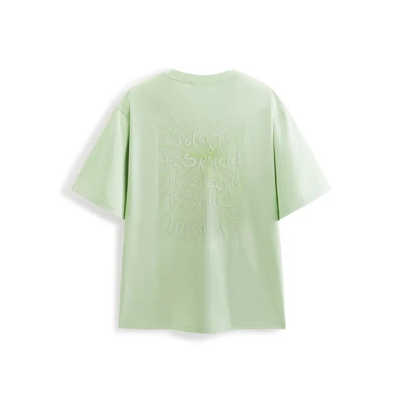 PEACEBIRD MEN T Shirts Men Aqua Foam Green 1-1