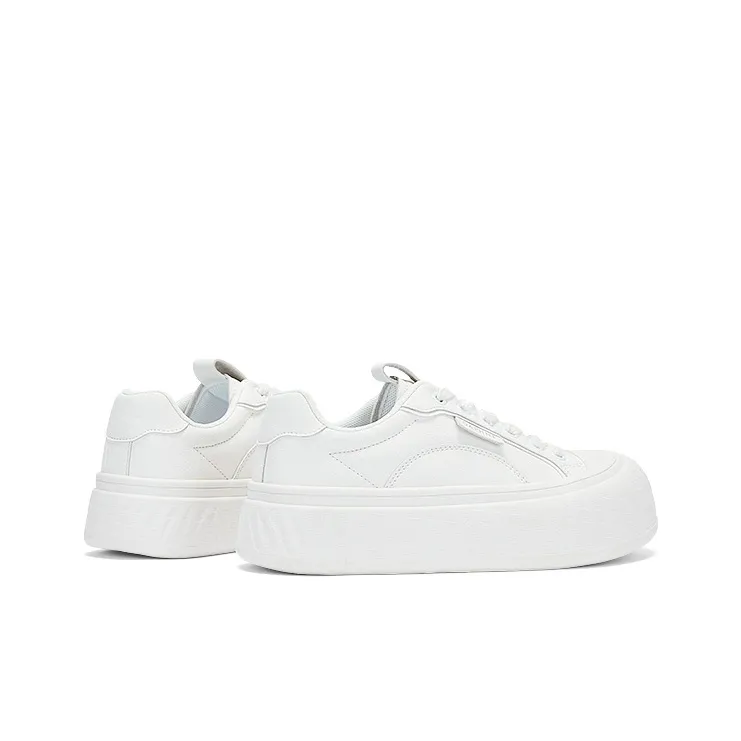 DAPHNE Lightweight Low Top Skateboard Shoes Women's White-7