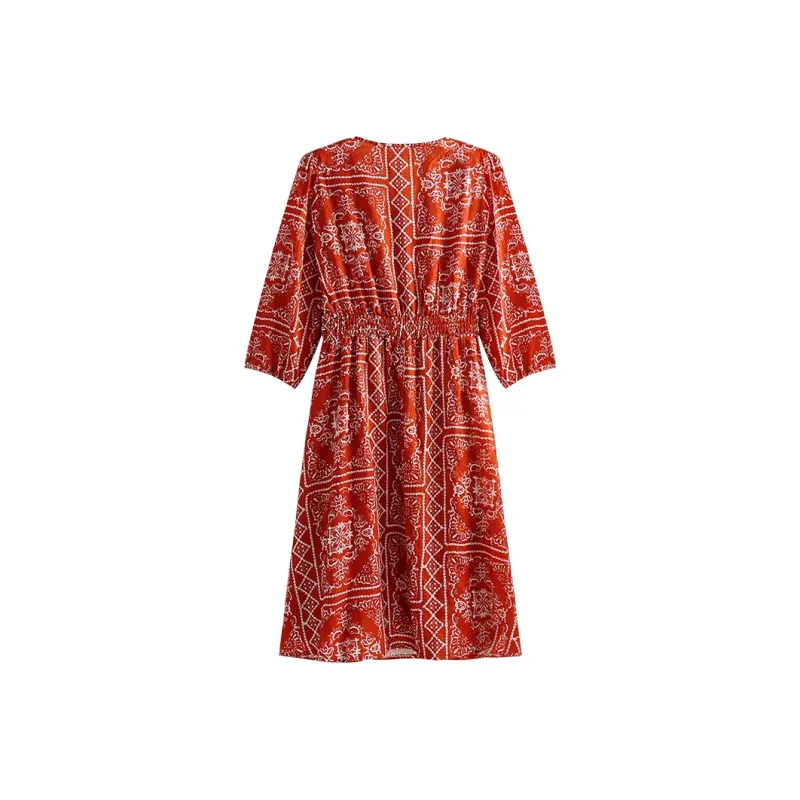 She Enjoys Short Sleeved Dress Women's-1