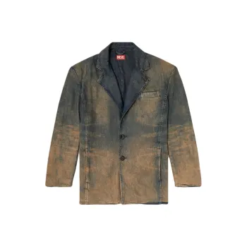 DIESEL Distressed Denim Blazer