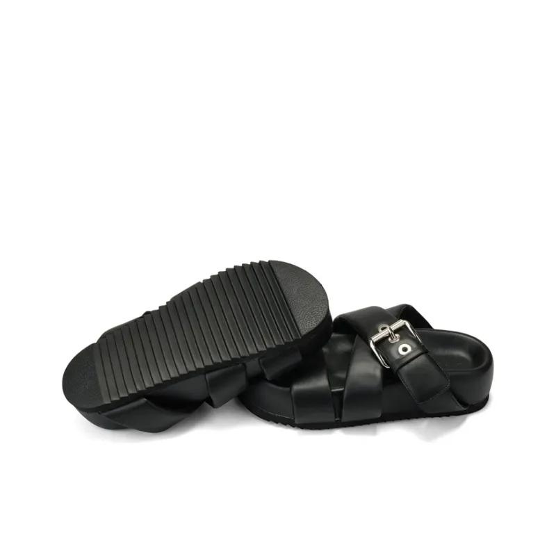 SGIRL TWTW PU Polyurethane Slip Resistant Abrasion Resistant Slide Slippers Women's Night Sky-2