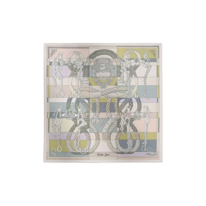 HERMES Silk, Mulberry Silk Scarves Women's Multicolor-0