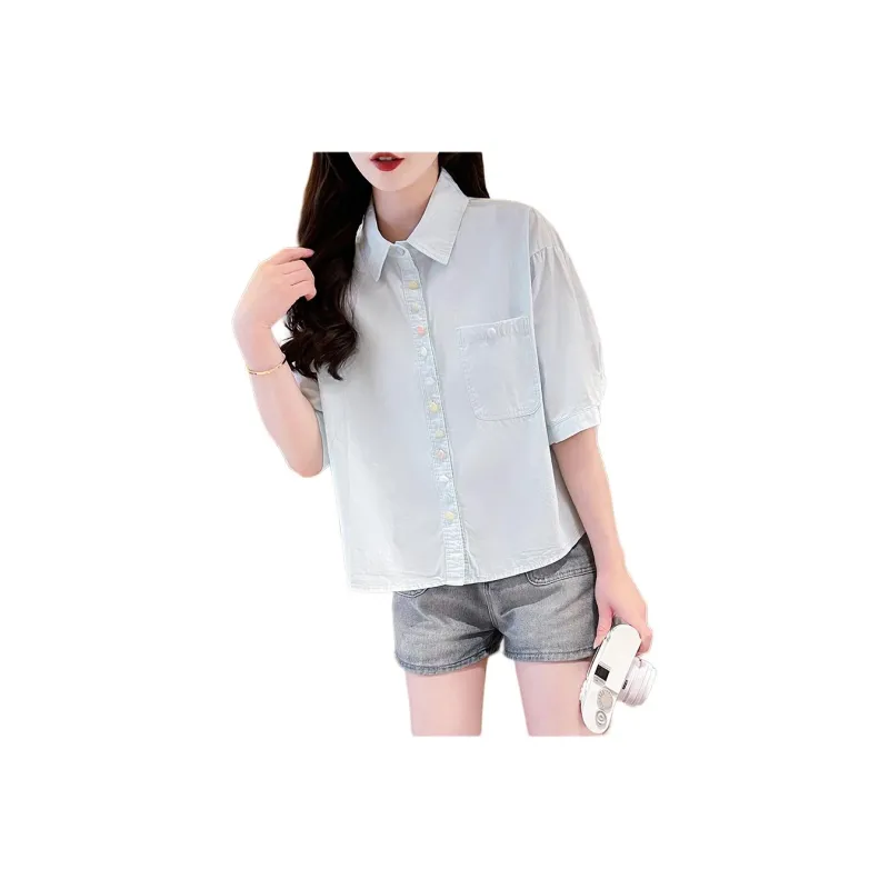 Flowers in water Shirts Women's-4