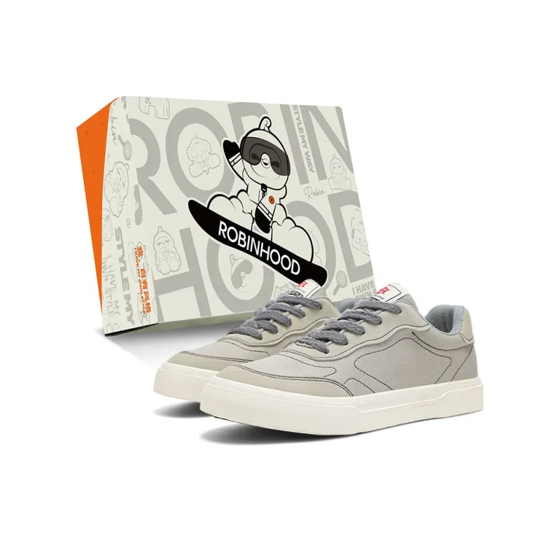 ROBINHOOD Coverage Slip Resistant Cushioning Impact Resistance Abrasion Resistant Low Top Skateboard Shoes Men's-6