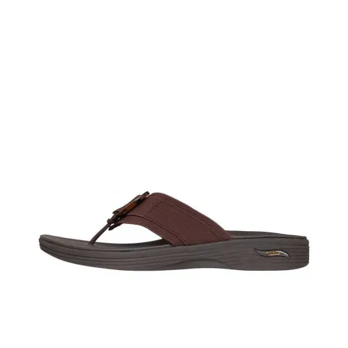 Skechers Arch Fit Flip Flops Women's Brown
