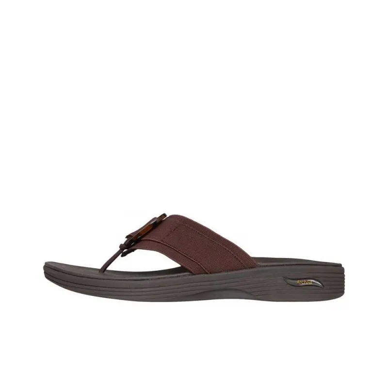 Skechers Arch Fit Flip Flops Women's Brown-0