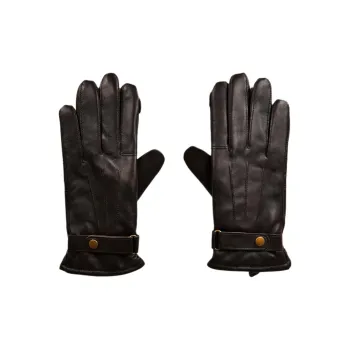 BARBOUR Sheepskin Gloves Women's Black