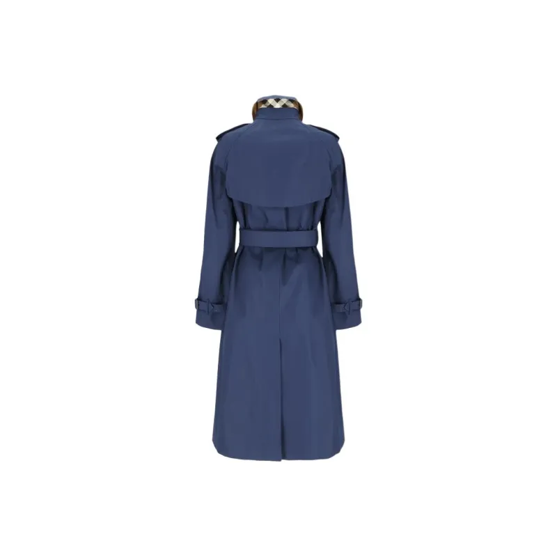 Burberry Trench Coat Women's Blue-1