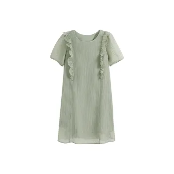 She Enjoys Short Sleeved Dress Women's