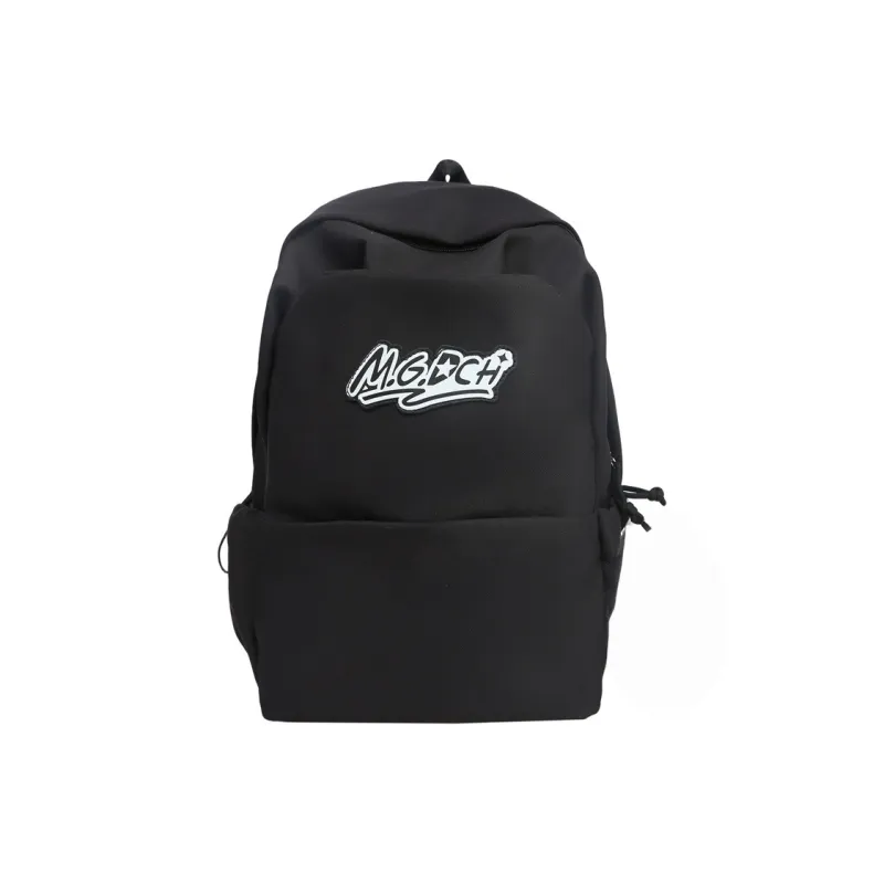 BRABOSTON Nylon Backpack Unisex Black/White/Green/Dark Blue/Sky Blue-0