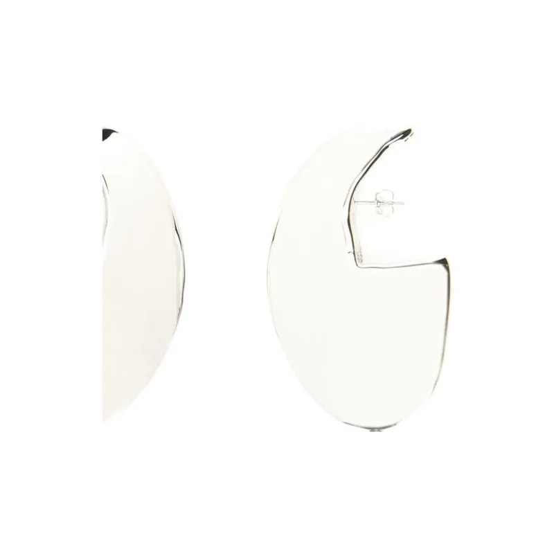 DRIES VAN NOTEN Cupro Earrings Women's Silver-2