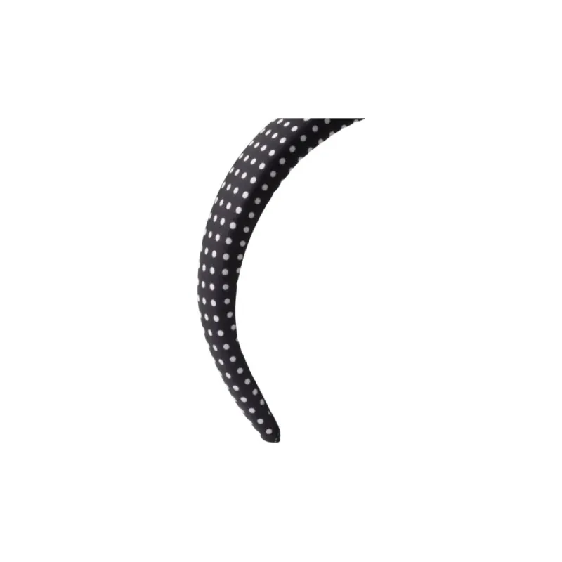 PRADA Recycled Nylon, Enamel Headbands Women's Black-2