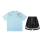2-Pack (Blue Top+Black Shorts)