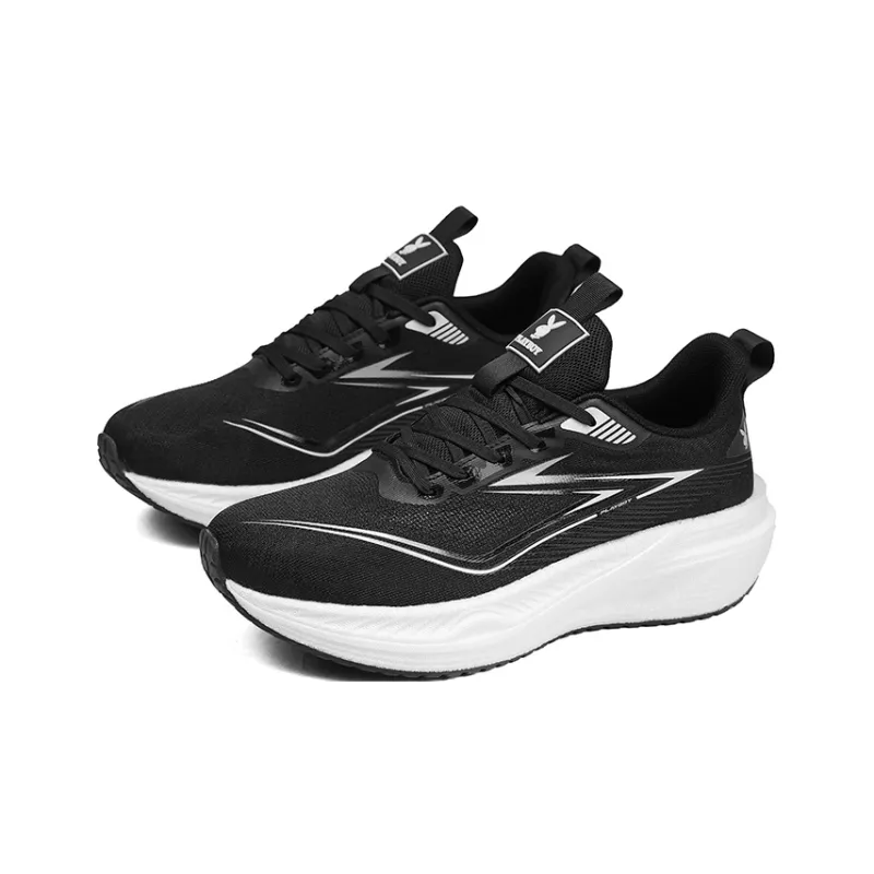 Playboy Low Top Marathon Running Shoes Men's Black Box Included-1