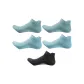 5 Pack (Black+2 Blue+2 Green)