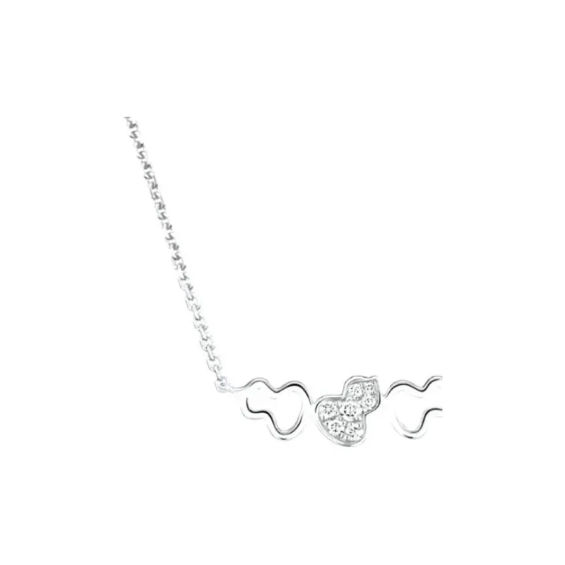 Qeelin 18K White Gold Necklaces Women's Silver-1