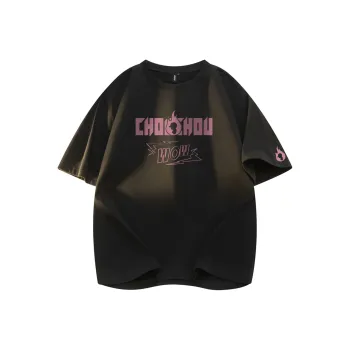 CHOUCHOUS Drop Shoulder Sleeve T Shirt Women's
