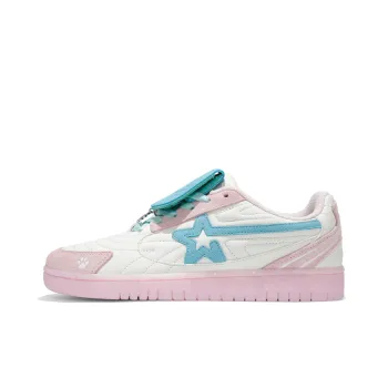 RIPSTAR Slip Resistant Cushioning Low Top Skateboard Shoes Women's Magic Color