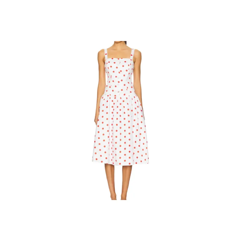 FOR LOVE & LEMONS Sleeveless Dress Women's White-0