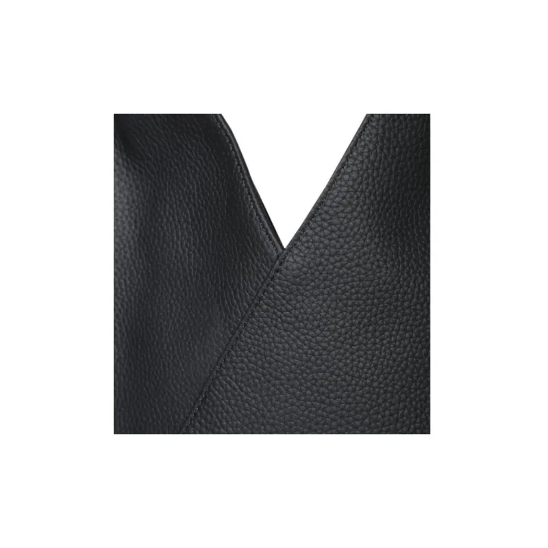 MM6 Maison Margiela Logo Patch Shopping Bag-2