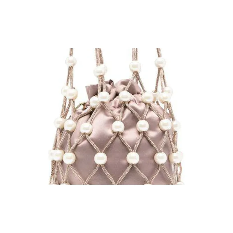 Rosantica Fabric Bucket Bag, Shoulder Bag Women's Mulberry Pink-1