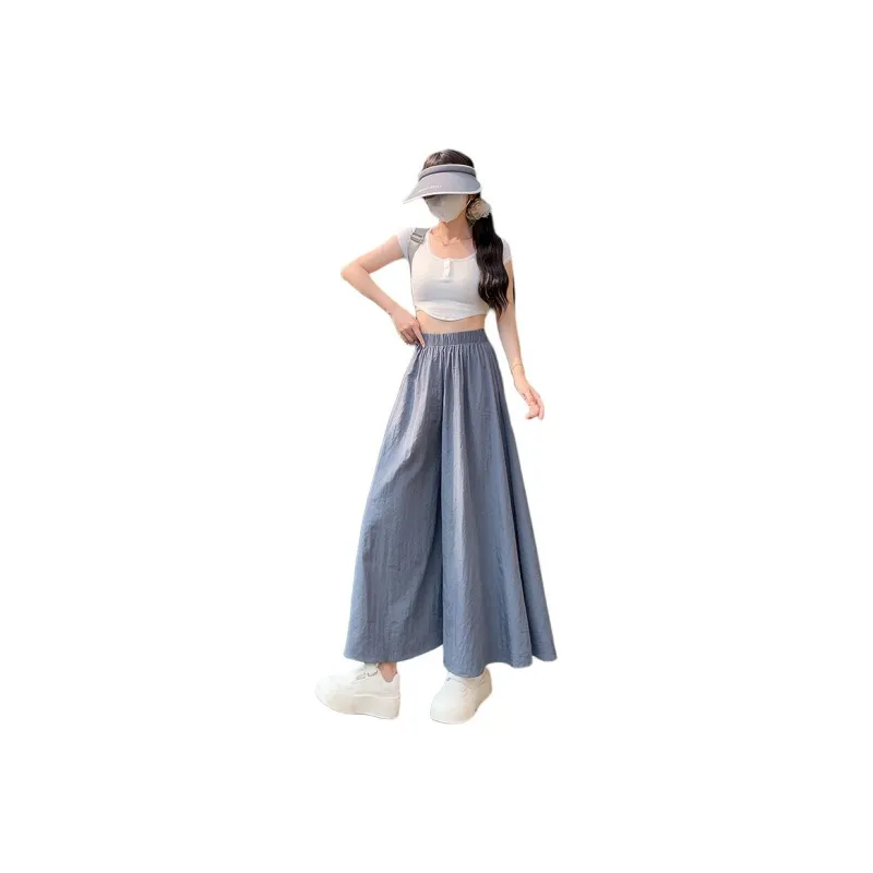 Flowers In Water Casual Pants Women's-4