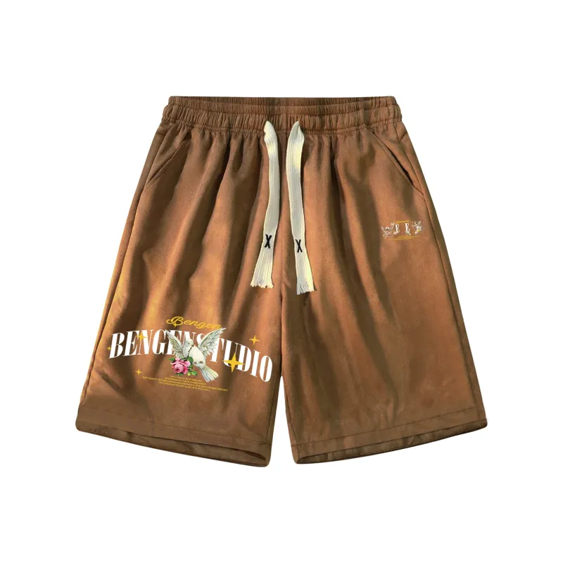 BENGEN Casual Shorts Unisex-8