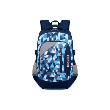 EDISON Oxford Backpack Regular Unisex Black/Royal Blue/Sky Blue/Pink/Purple