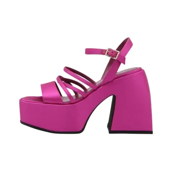 NODALETO Bulla Chibi One Strap Sandals 10.5cm Women's Pink