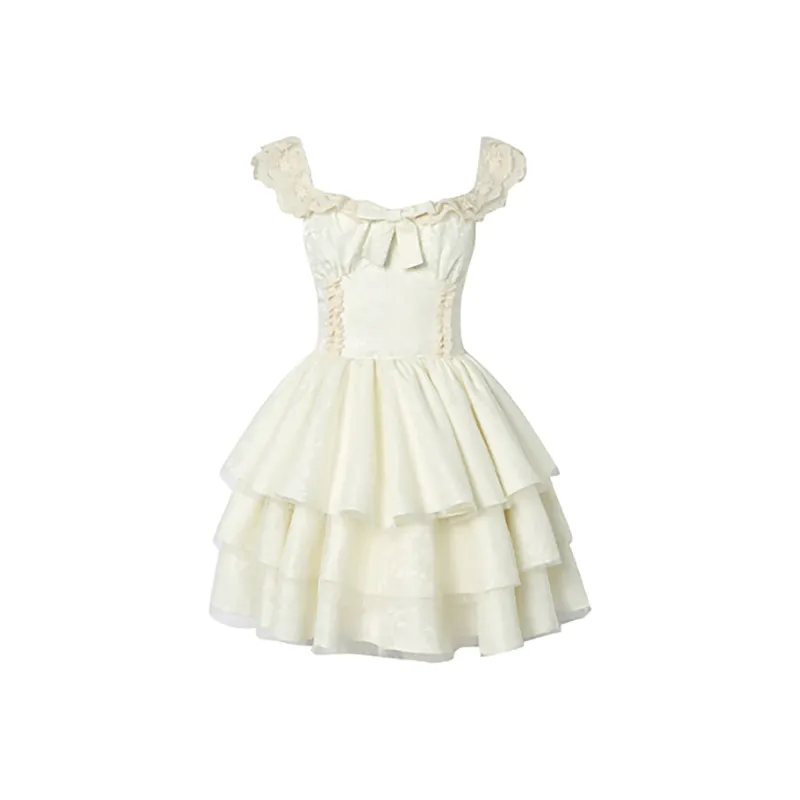 Cotton Shopping Short Sleeved Dress Women's-0