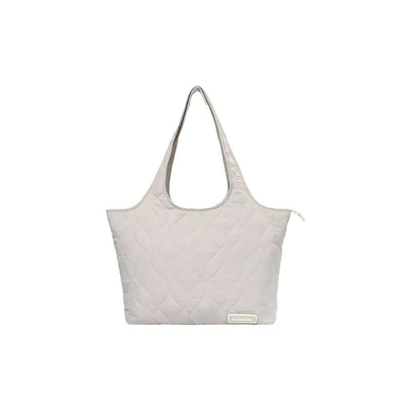 Kawasaki Blue And White Porcelain Series Fabric Shoulder Bag Women's Cloud Purple/Cloud Black/Cloud White-3