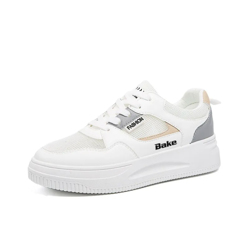 BAKE Slip Resistant, Breathable, Lightweight Low Top Skateboard Shoes Women's-0
