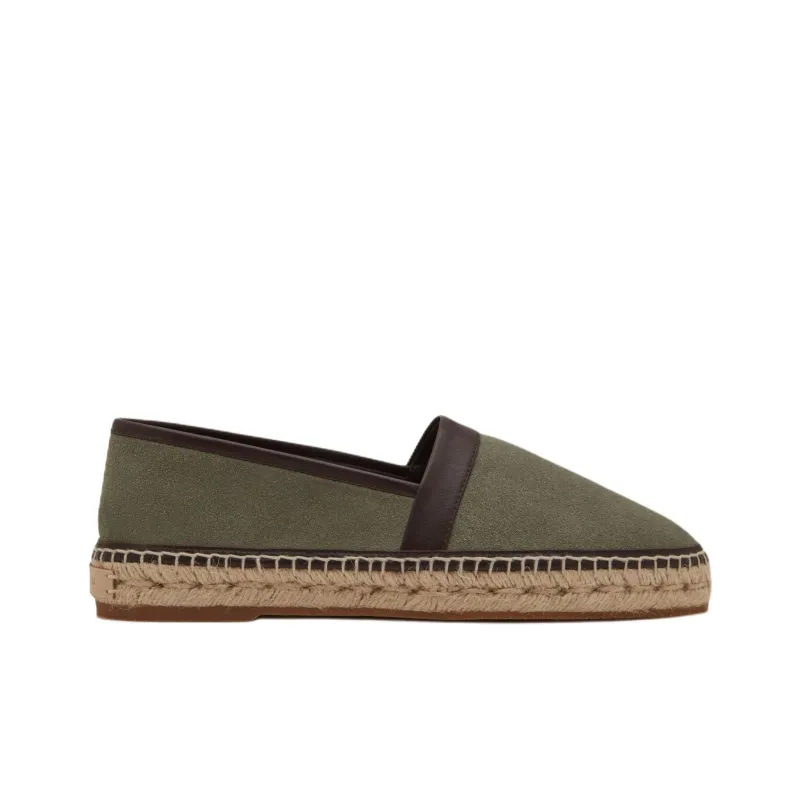 MANOLO BLAHNIK Nerano Espadrilles Men's Dark Green-1