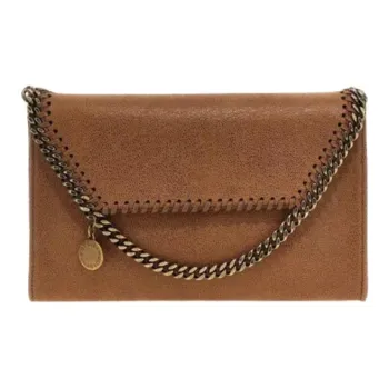Stella McCartney Falabella Polyester Shoulder Bag, Crossbody Bag Mini Women's Brown